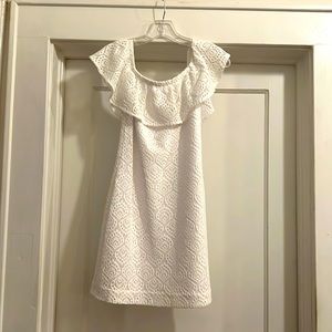 White XXS New La Fortuna Off Shoulder Casual Dress